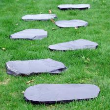 Chinese Random Blue black Irregular Slate Paving Stone Cheap Stepping Stone Patio Flagstone Tile